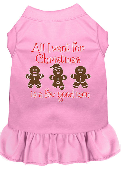 Christmas Pet Dress, "All I Want For Christmas Is A Few Good Men"