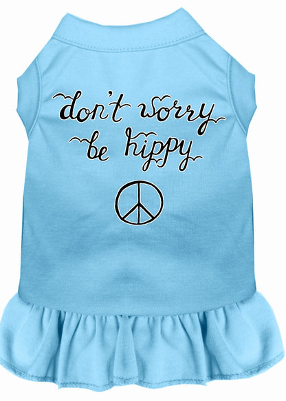 Pet Dress "Don't Worry, Be Hippy"