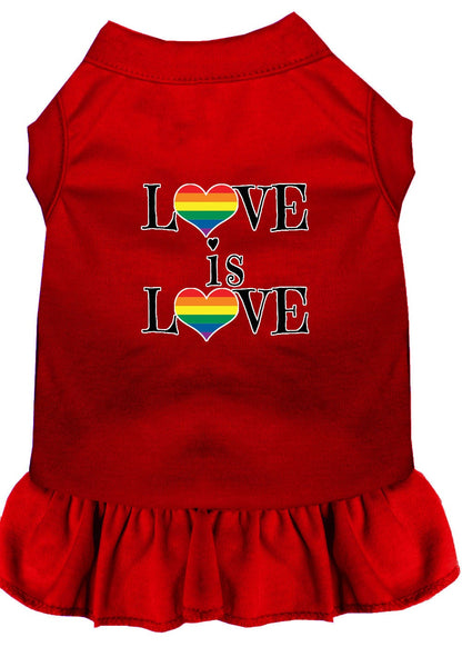 Pet Dress "Love Is Love"
