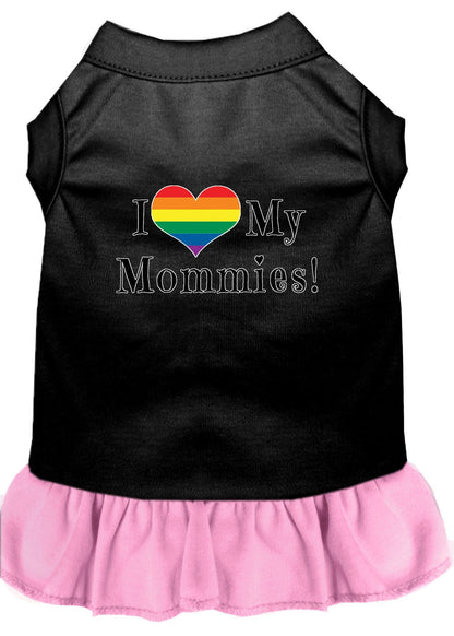 Pet Dress "I Heart My Mommies"