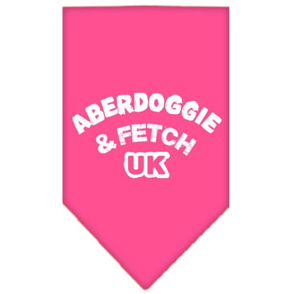 Pet and Dog Bandana Screen Printed,  "Aberdoggie & Fetch UK"