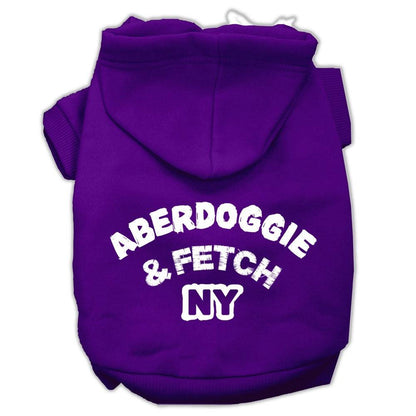 Pet Hoodie "Aberdoggie & Fetch NY"