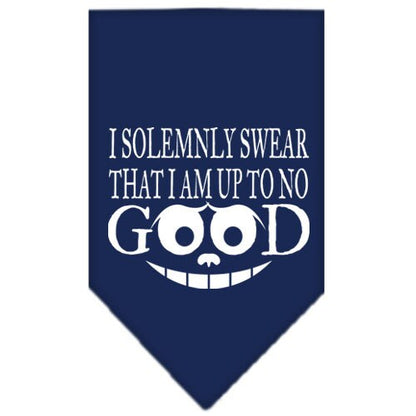 Pet and Dog Bandana, "I Solemnly Swear That I Am Up To No Good"