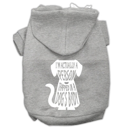 Pet Hoodie "I'm Actually A Person Trapped In A Dog's Body"