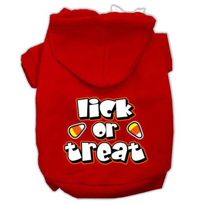 Halloween Pet Hoodie "Lick or Treat"