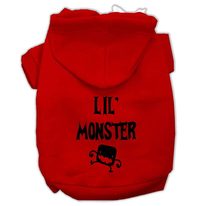 Halloween Pet Hoodie Screen Printed, "Lil Monster"