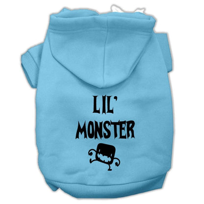 Halloween Pet Hoodie Screen Printed, "Lil Monster"