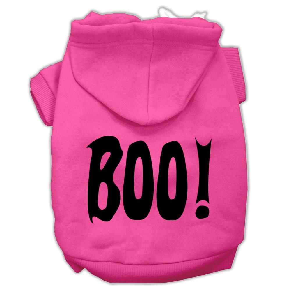 Halloween Pet Hoodie Screen Printed, "Boo"