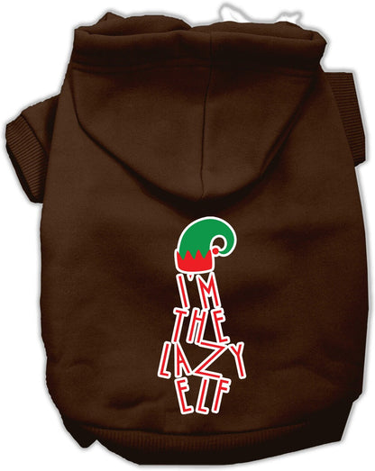 Christmas Pet Hoodie "I'm The Lazy Elf"