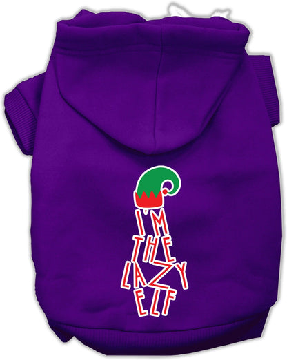 Christmas Pet Hoodie "I'm The Lazy Elf"