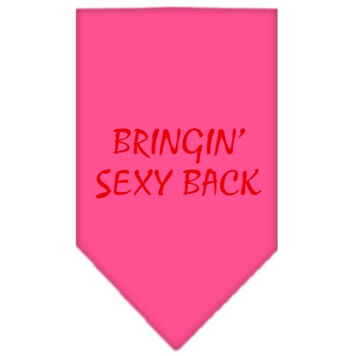 Pet and Dog Bandana Screen Printed, "Bringin Sexy Back"