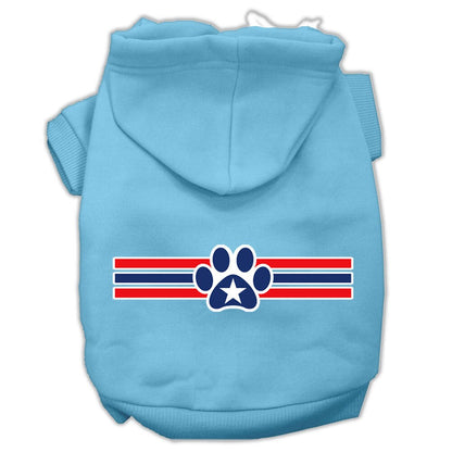 Pet Hoodie "Patriotic Star Paw"