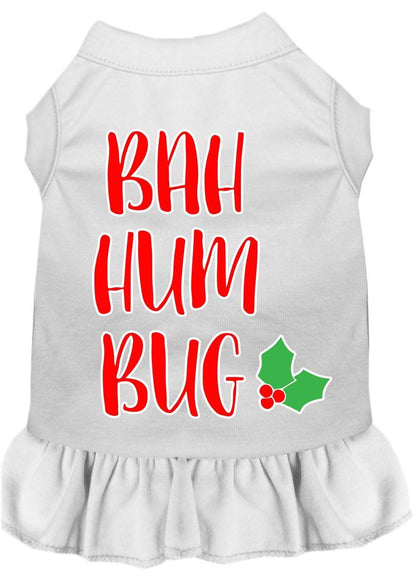 Christmas Pet Dress Screen Printed, "Bah Humbug"