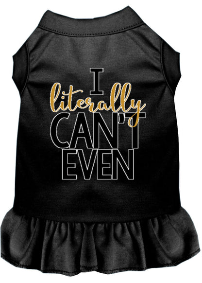 Pet Dress "I Literally Can't Even"