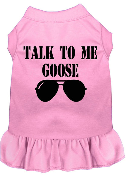 Pet Dress "Talk To Me Goose"