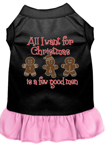 Christmas Pet Dress, "All I Want For Christmas Is A Few Good Men"