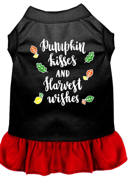 Pet Dress "Pumpkin Kisses and Harvest Wishes"