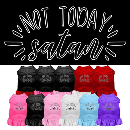 Pet Dress "Not Today Satan"