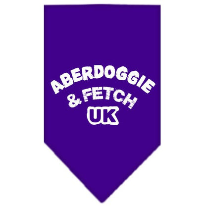 Pet and Dog Bandana Screen Printed,  "Aberdoggie & Fetch UK"
