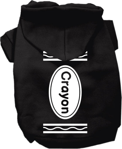 Halloween Pet Hoodie "Crayon Costume"