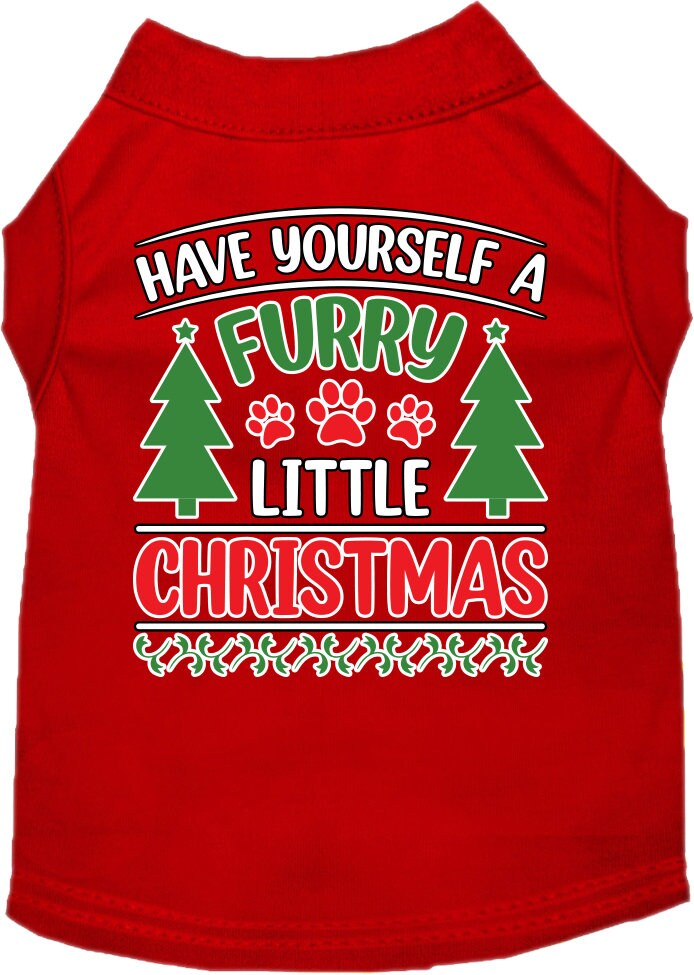 Christmas Pet Dog & Cat Shirt, "Have Yourself A Furry Little Christmas"