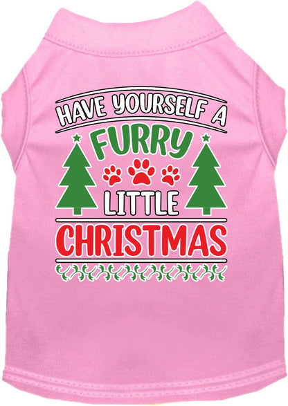Christmas Pet Dog & Cat Shirt, "Have Yourself A Furry Little Christmas"