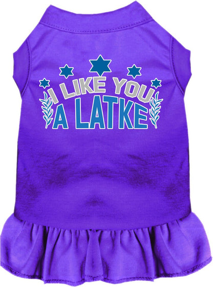 Hanukkah Pet Dress "Oy To The World"