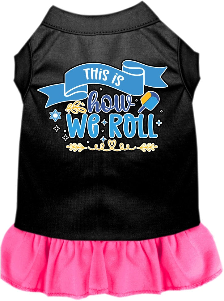 Hanukkah Pet Dress "This Is How We Roll"
