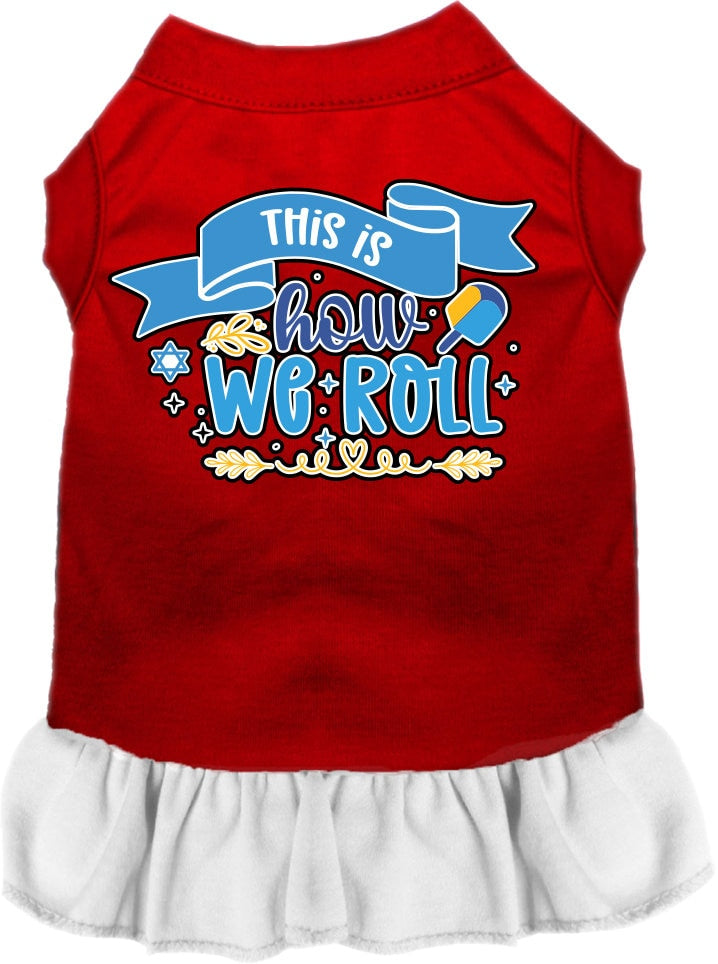 Hanukkah Pet Dress "This Is How We Roll"