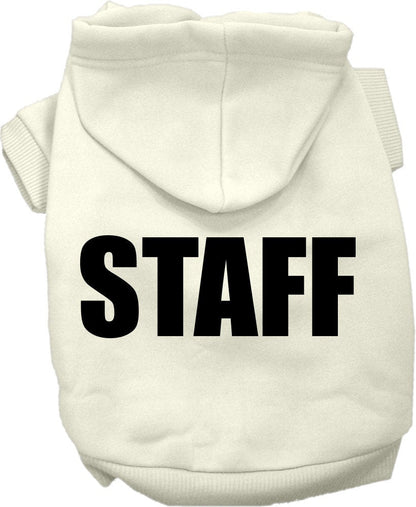 Halloween Pet Costume Hoodie Screen Printed, "Staff"
