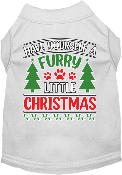 Christmas Pet Dog & Cat Shirt, "Have Yourself A Furry Little Christmas"