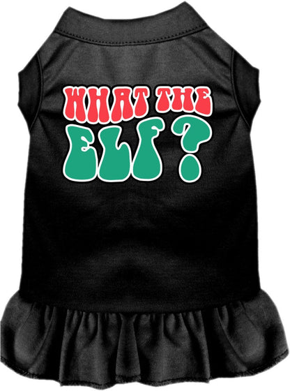 Christmas Pet Dress "What The Elf"