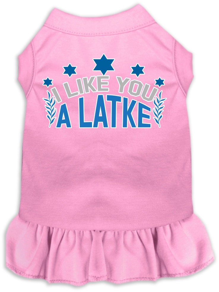 Hanukkah Pet Dress "Oy To The World"