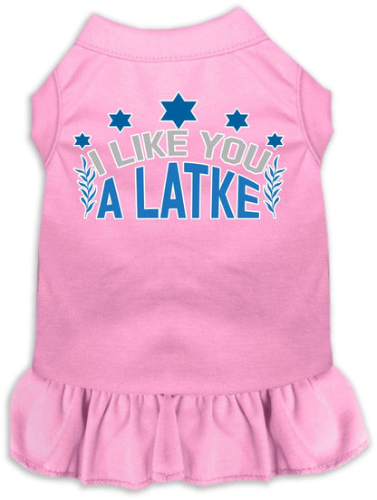 Hanukkah Pet Dress "Oy To The World"