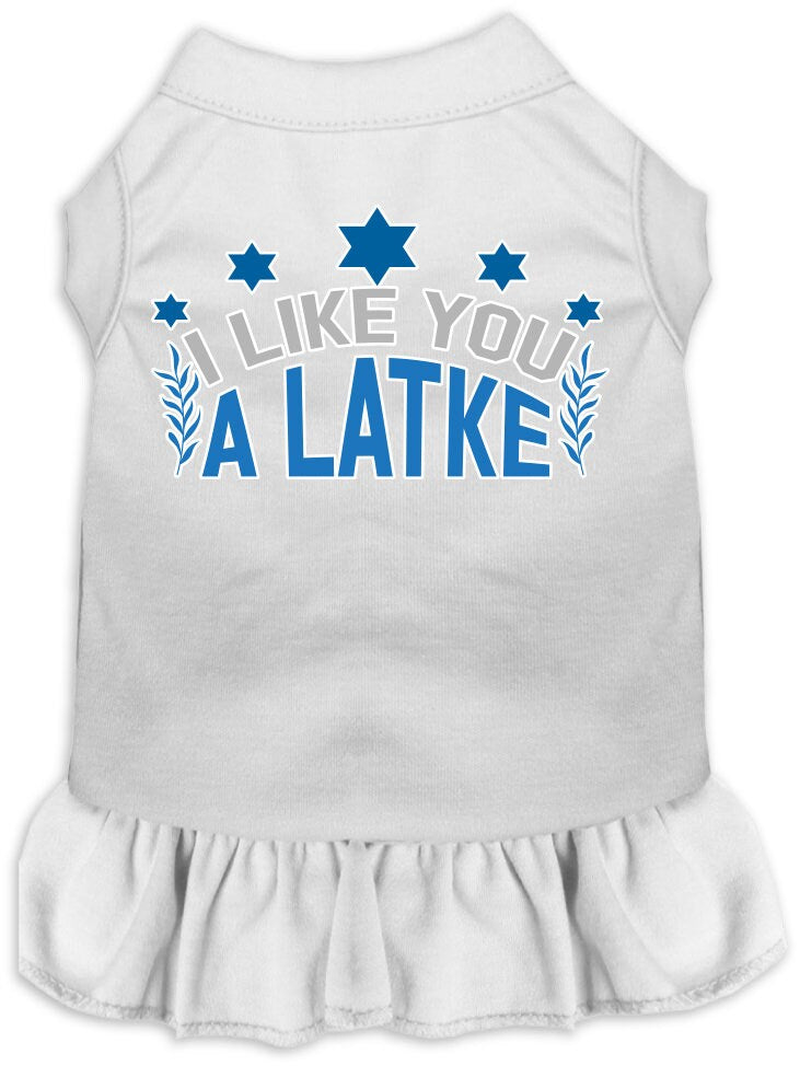 Hanukkah Pet Dress "Oy To The World"