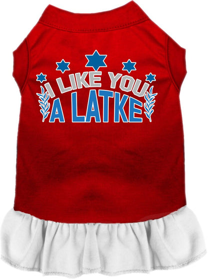 Hanukkah Pet Dress "Oy To The World"