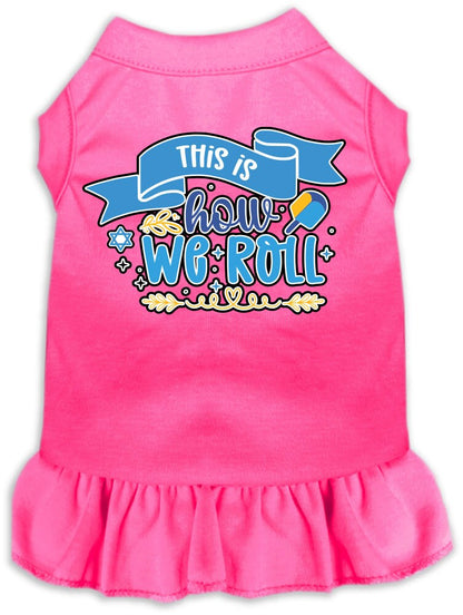 Hanukkah Pet Dress "This Is How We Roll"
