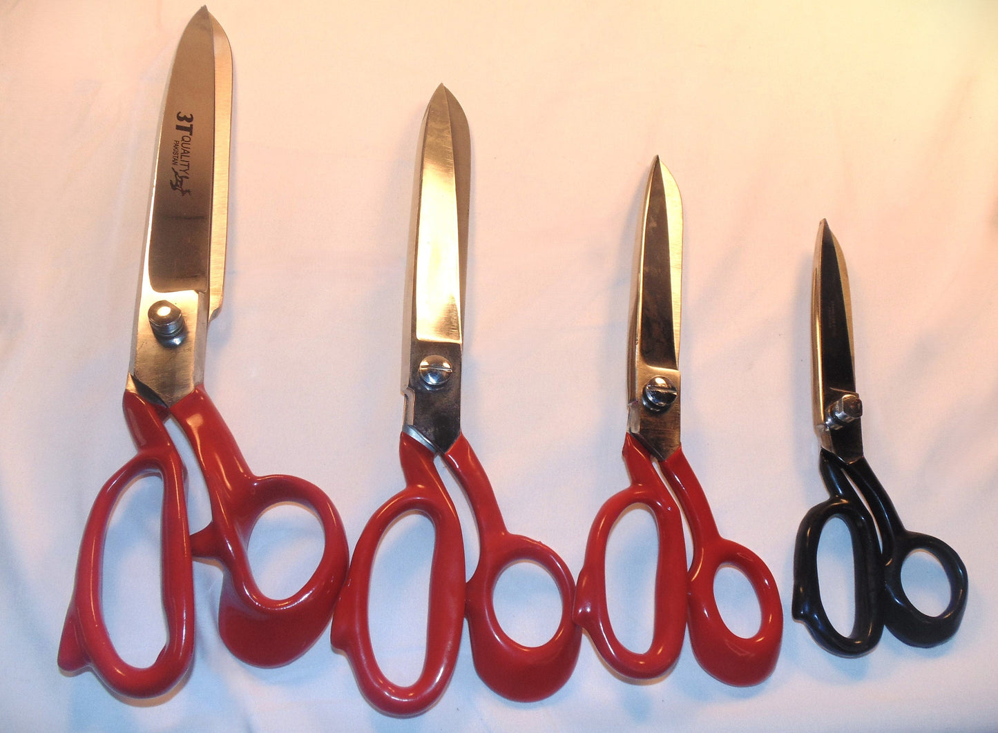 TAMSCO, Tailor Scissors Heavy Duty Set of 4 - (8", 10", 12", & 14")