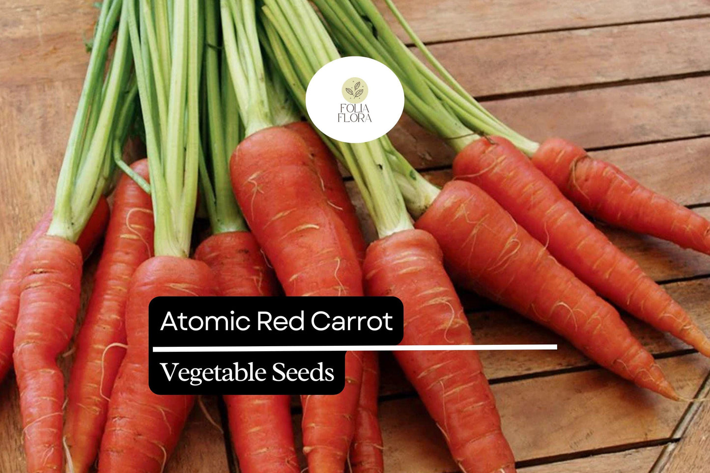Atomic Red Carrot Seeds – Sweet & Nutrient-Rich Daucus carota Variety for Home Gardens, Salads, Juices