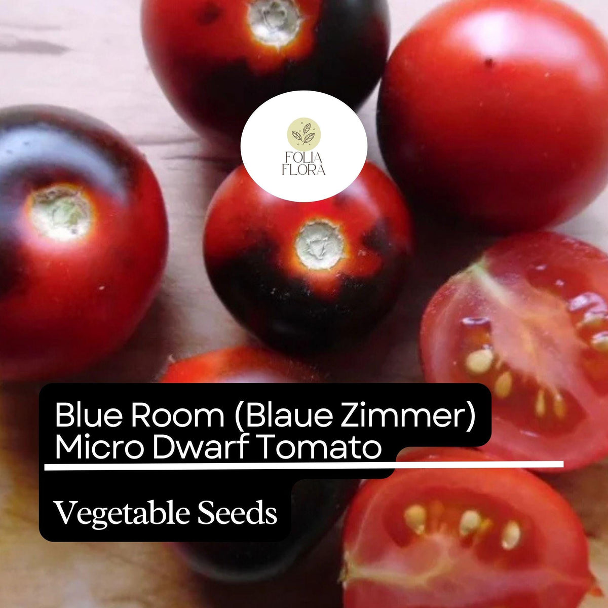 Blue Room Micro Dwarf Tomato Seeds – Heirloom, High-Yield, Compact Cherry Tomatoes (Solanum lycopersicum)
