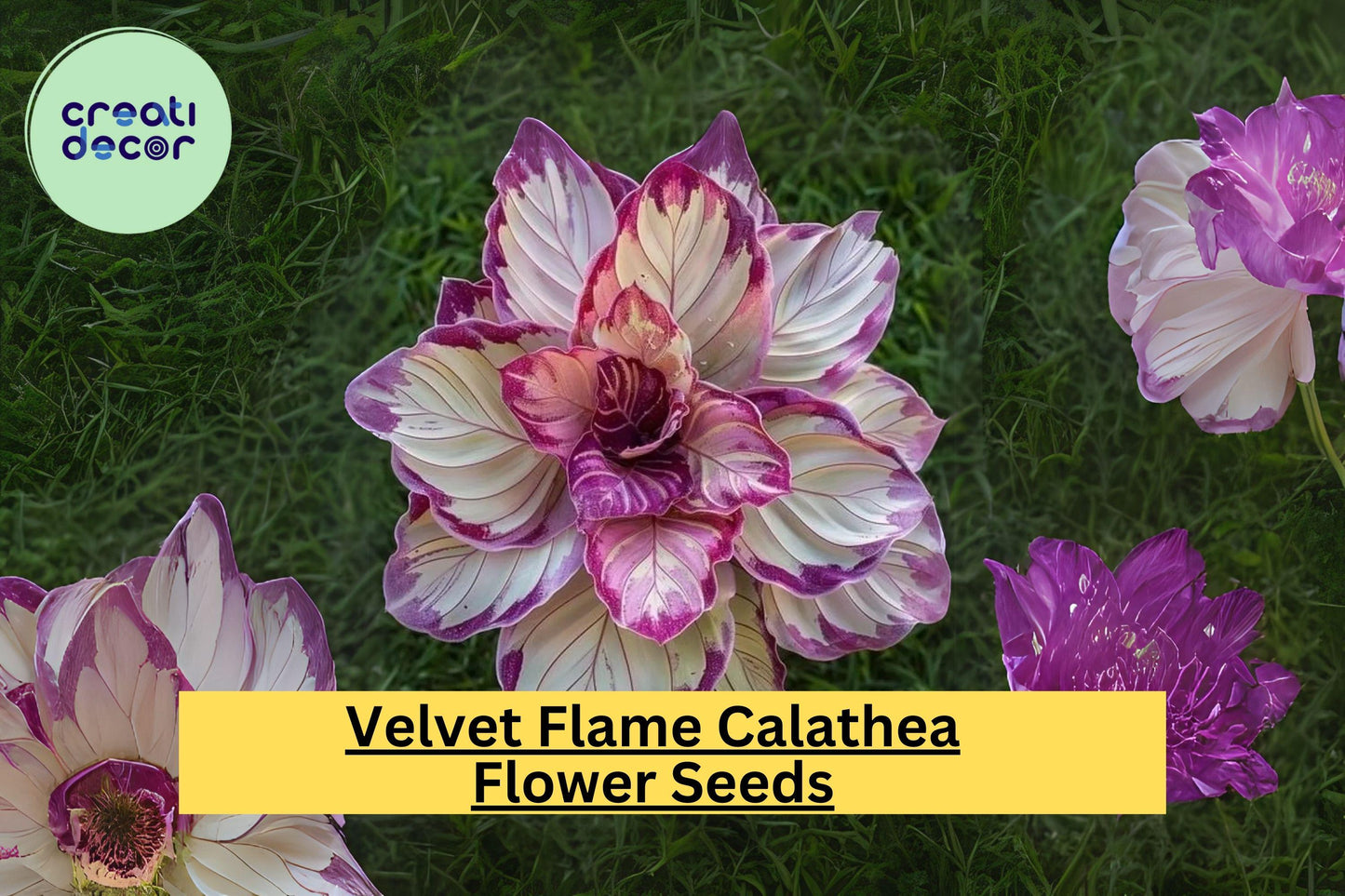 25+ Velvet Flame Calathea Seeds | Rare Tropical Houseplant | Exotic Foliage | Calathea rufibarba Seeds