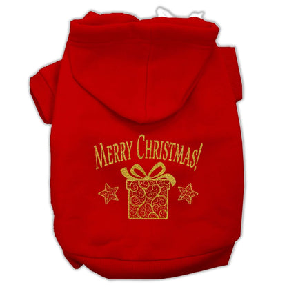 Christmas Pet Hoodie, "Golden Christmas Present"