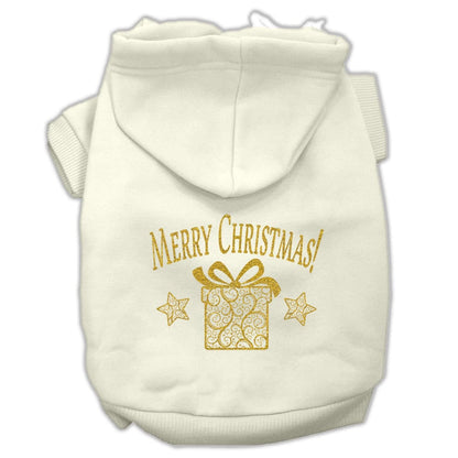 Christmas Pet Hoodie, "Golden Christmas Present"