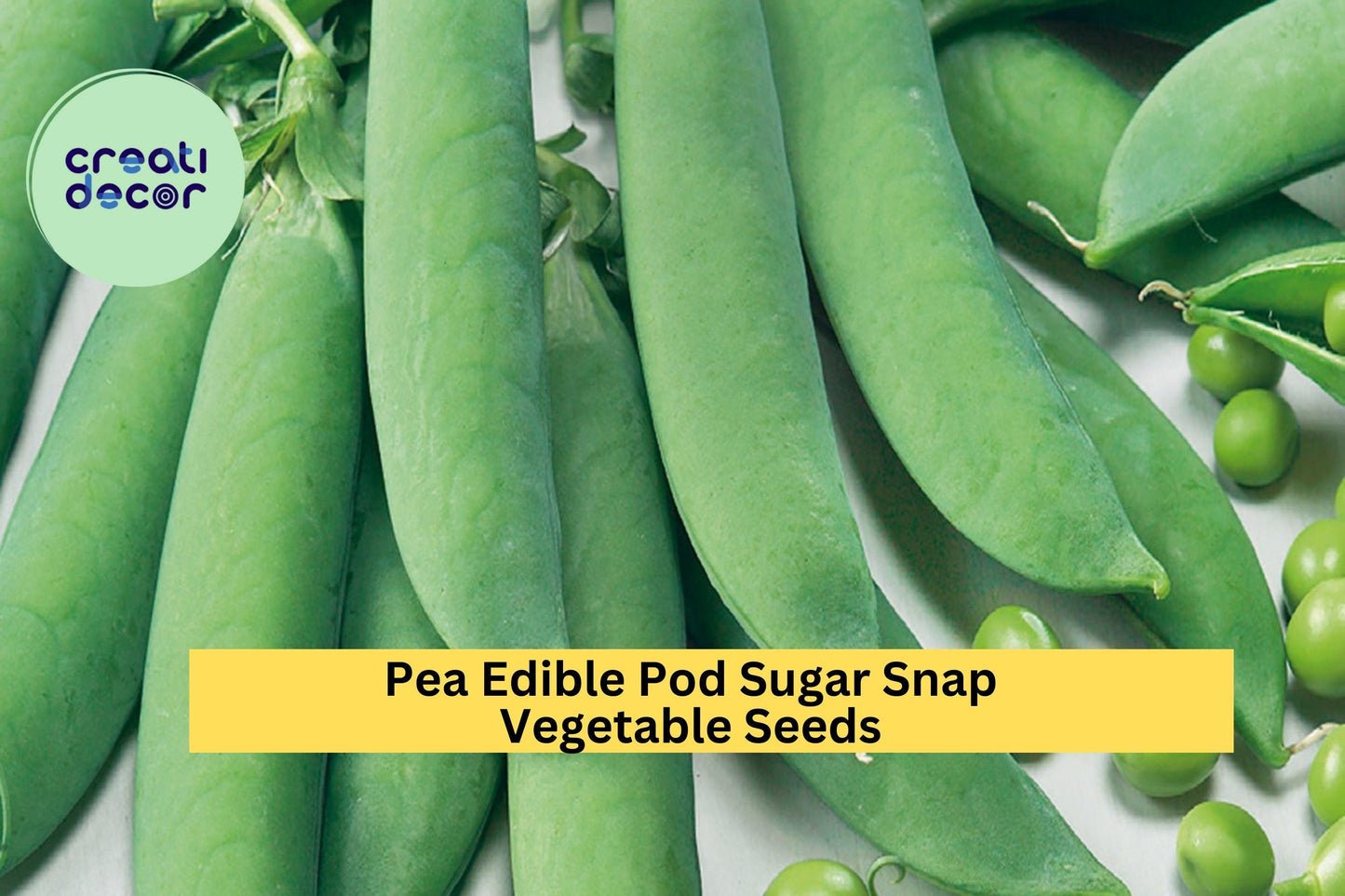 3pcs Sugar Snap Pea Seeds – Edible Pods for Snacking, Stir-Fry, Pisum sativum var. macrocarpon