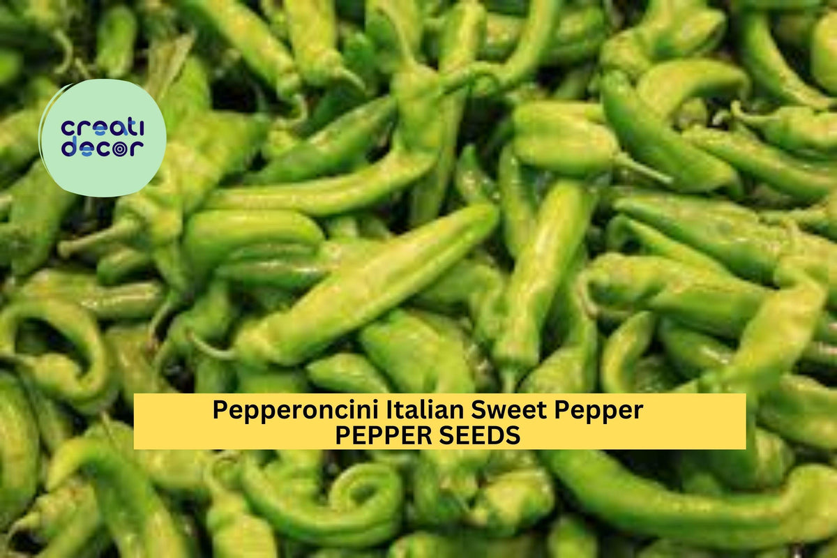 3pcs of 250mg Italian Pepperoncini Sweet Pepper Seeds – Heirloom Capsicum annuum for Pickling, Salads & Garden Growing