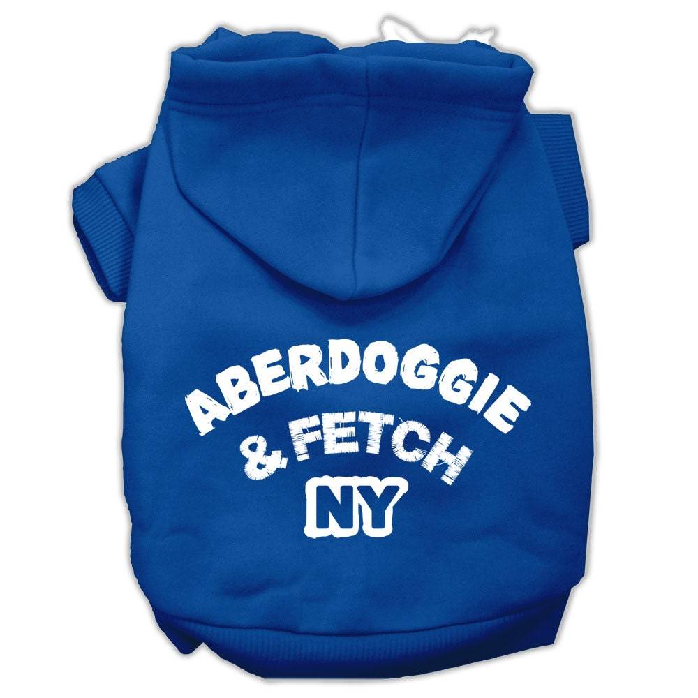 Pet Hoodie "Aberdoggie & Fetch NY"
