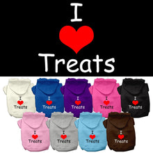 Pet Hoodie "I Love Treats"