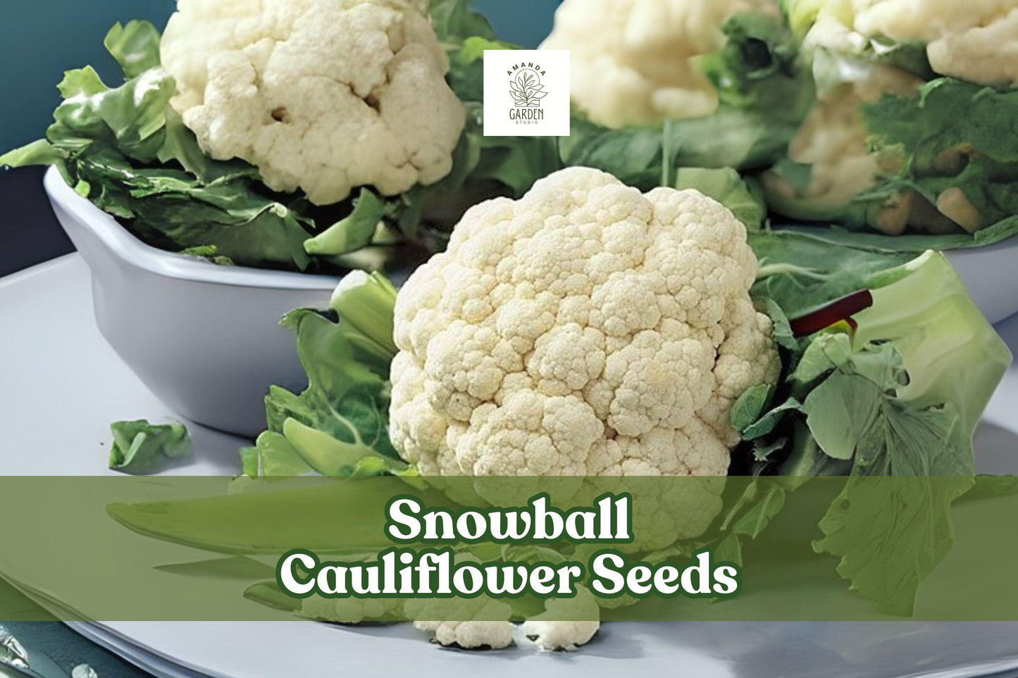 Snowball Cauliflower Seeds – Heirloom Brassica oleracea var. botrytis, Dense White Heads, Easy to Grow Vegetable for Garden, Container, or Raised Bed