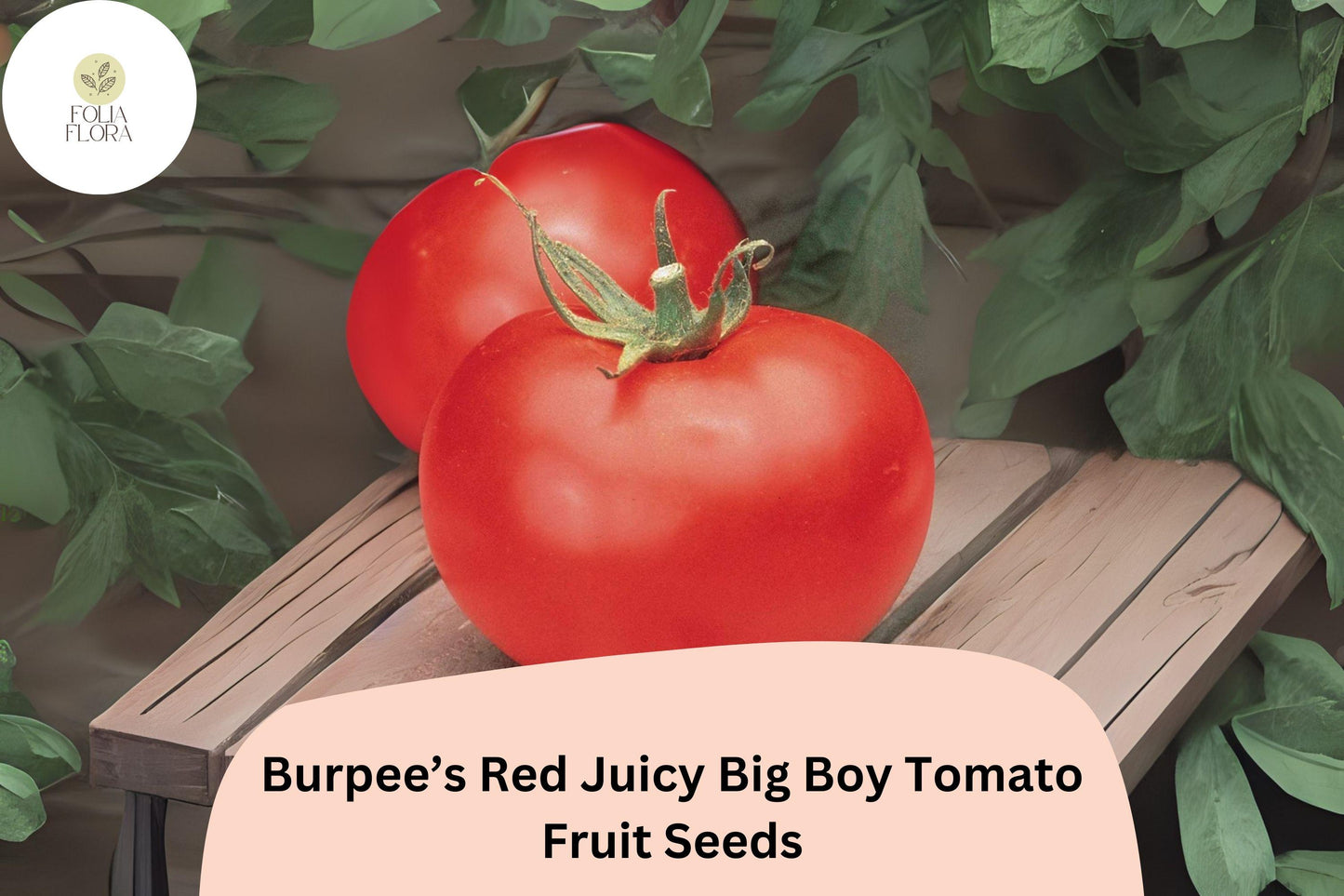 Burpee Big Boy Tomato Seeds | Heirloom Slicer Tomato | Large Juicy Red Fruits | Solanum lycopersicum