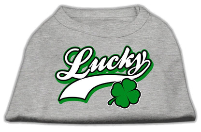 Pet Shirt "Lucky Swoosh White"